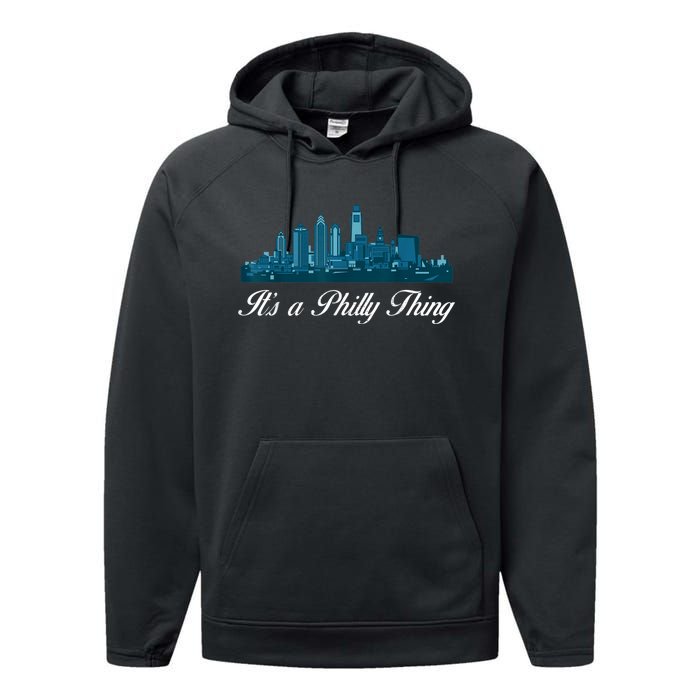 It's A Philly Thing Its A Philly Thing Philadelphia Football Performance Fleece Hoodie