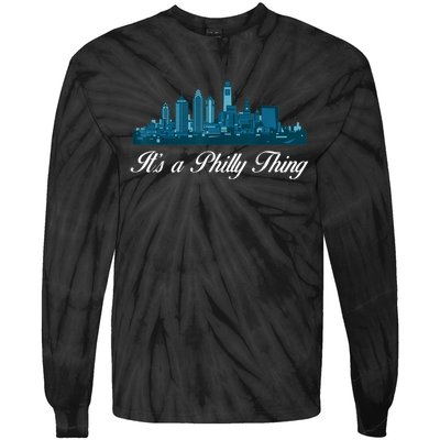 It's A Philly Thing Its A Philly Thing Philadelphia Football Tie-Dye Long Sleeve Shirt