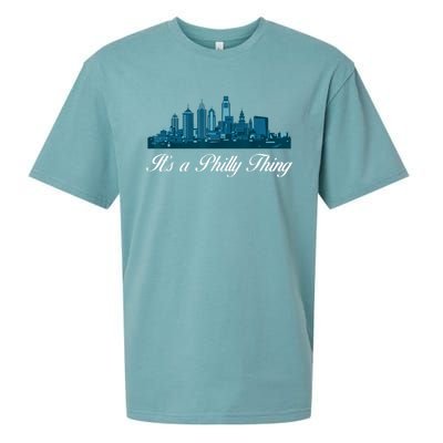 It's A Philly Thing Its A Philly Thing Philadelphia Football Sueded Cloud Jersey T-Shirt