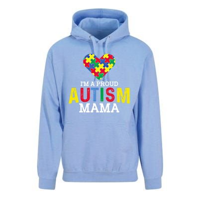 IM A Proud Autism Mama Autism Awareness Family Gift Unisex Surf Hoodie