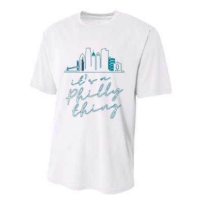 Its A Philly Thing Performance Sprint T-Shirt