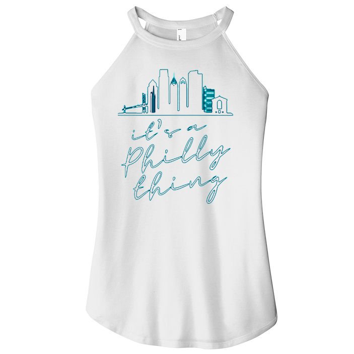Its A Philly Thing Women's Perfect Tri Rocker Tank