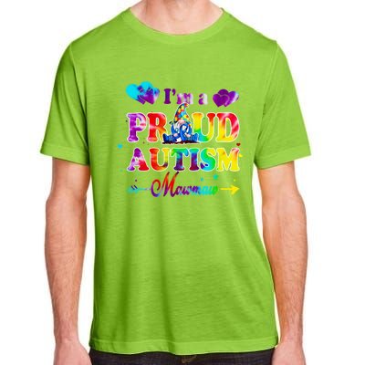 I'm A Proud Autism Mawmaw Tie Dye Gnome Gift Adult ChromaSoft Performance T-Shirt