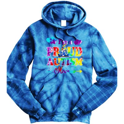 I'm A Proud Autism Mawmaw Tie Dye Gnome Gift Tie Dye Hoodie