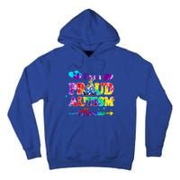 I'm A Proud Autism Mawmaw Tie Dye Gnome Gift Tall Hoodie