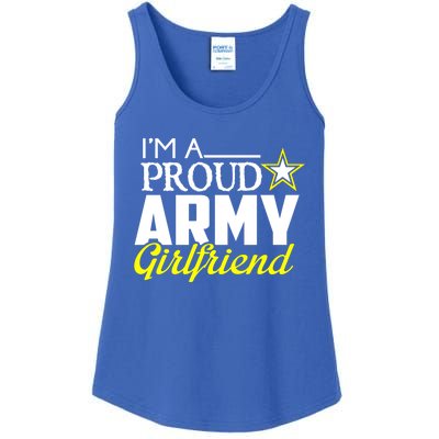 I'm A Proud Army Friend Design Military Friend Gift Ladies Essential Tank