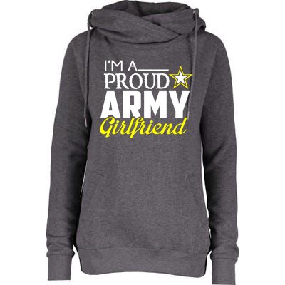 I'm A Proud Army Friend Design Military Friend Gift Womens Funnel Neck Pullover Hood