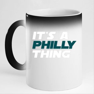 It's A Philly Thing Philadelphia Football Fan 11oz Black Color Changing Mug