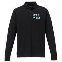 It's A Philly Thing Philadelphia Football Fan Performance Long Sleeve Polo