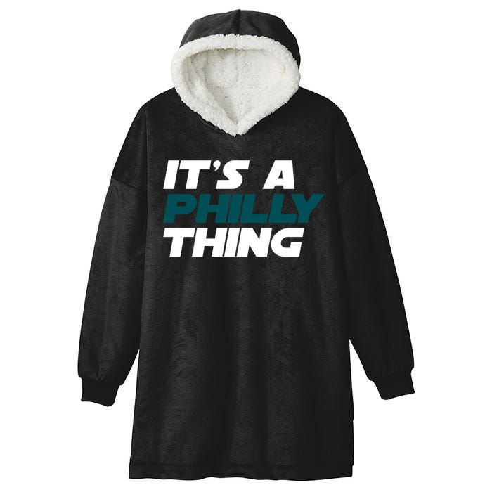 It's A Philly Thing Philadelphia Football Fan Hooded Wearable Blanket