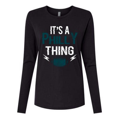 IT'S A PHILLY THING It's A Philadelphia Thing Fan Womens Cotton Relaxed Long Sleeve T-Shirt