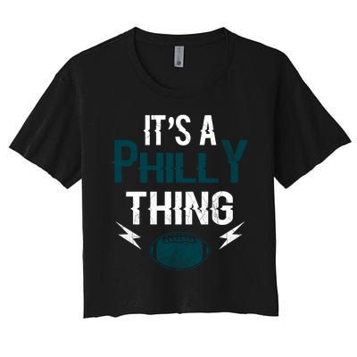 IT'S A PHILLY THING It's A Philadelphia Thing Fan Women's Crop Top Tee