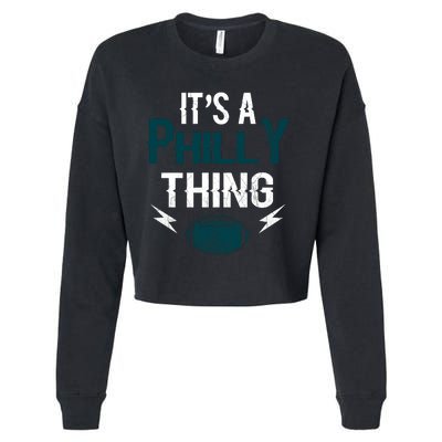 IT'S A PHILLY THING It's A Philadelphia Thing Fan Cropped Pullover Crew