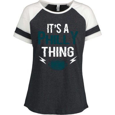 IT'S A PHILLY THING It's A Philadelphia Thing Fan Enza Ladies Jersey Colorblock Tee