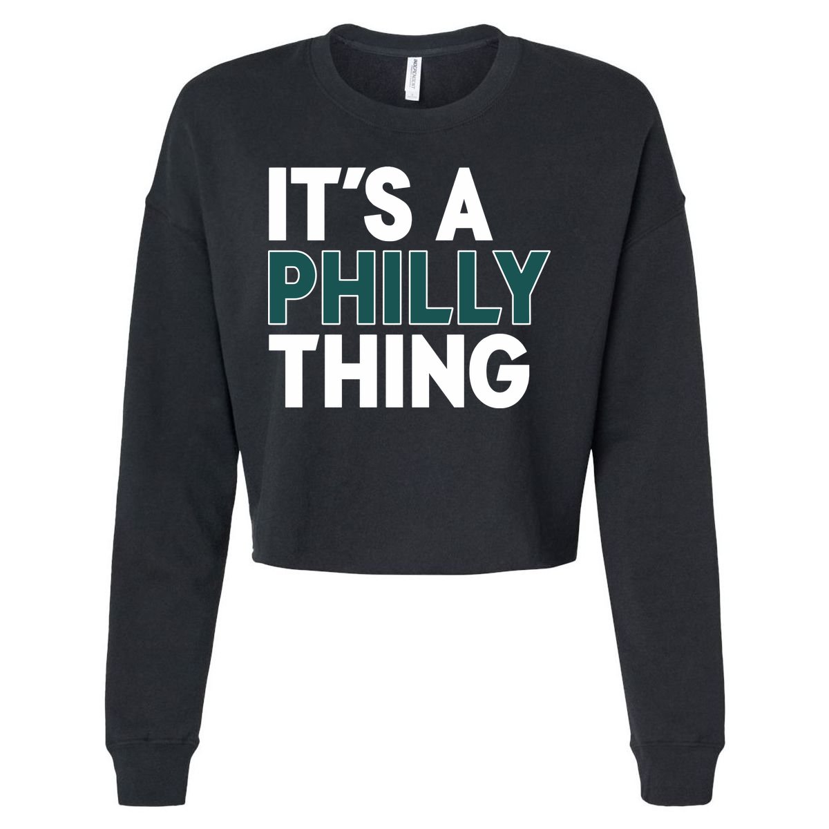 It's A Philly Thing Philadelphia Football Fan Cropped Pullover Crew