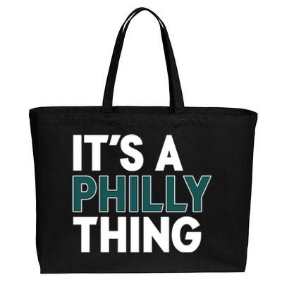 It's A Philly Thing Philadelphia Football Fan Cotton Canvas Jumbo Tote