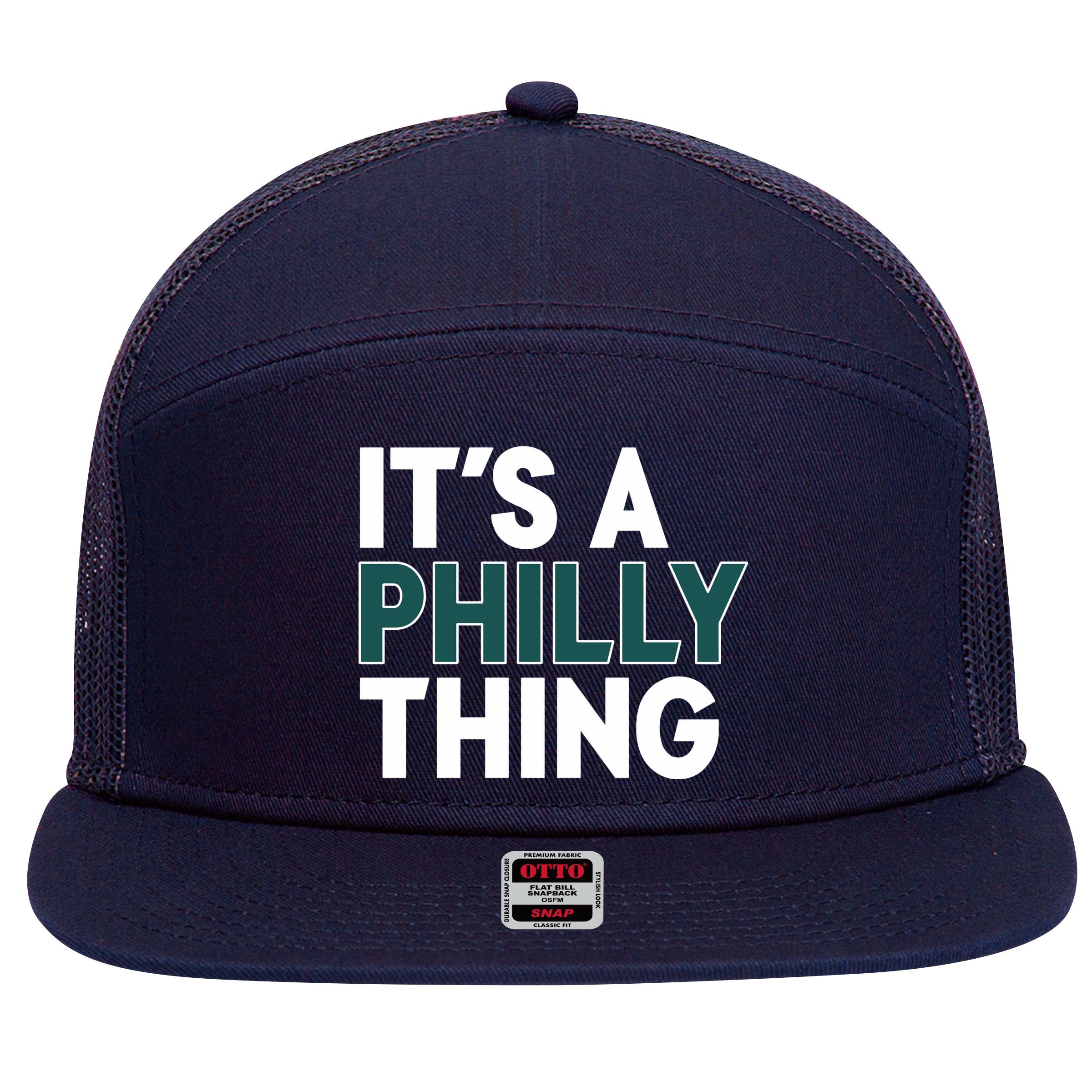 It's A Philly Thing Philadelphia Football Fan 7 Panel Mesh Trucker Snapback Hat