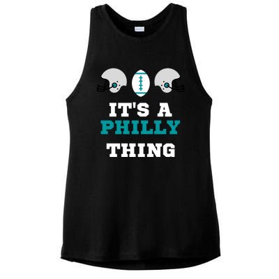 It's A Philly Thing Its A Philly Thing Philadelphia Football Ladies PosiCharge Tri-Blend Wicking Tank