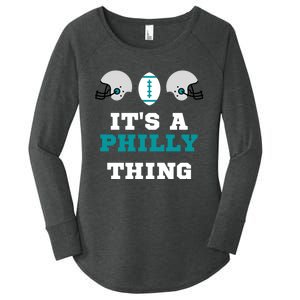 It's A Philly Thing Its A Philly Thing Philadelphia Football Women's Perfect Tri Tunic Long Sleeve Shirt