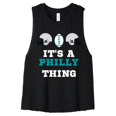 It's A Philly Thing Its A Philly Thing Philadelphia Football Women's Racerback Cropped Tank