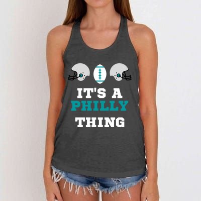 It's A Philly Thing Its A Philly Thing Philadelphia Football Women's Knotted Racerback Tank