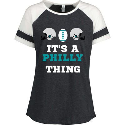 It's A Philly Thing Its A Philly Thing Philadelphia Football Enza Ladies Jersey Colorblock Tee