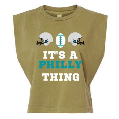 It's A Philly Thing Its A Philly Thing Philadelphia Football Garment-Dyed Women's Muscle Tee