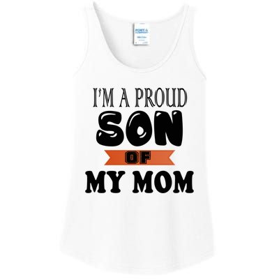 I'm A Proud Son Of My Mom Gift Ladies Essential Tank