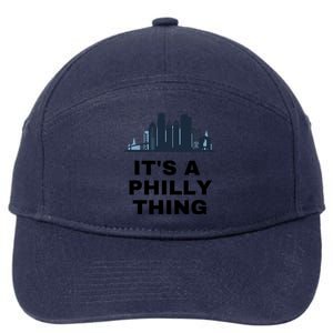 It's A Philly Thing White 7-Panel Snapback Hat