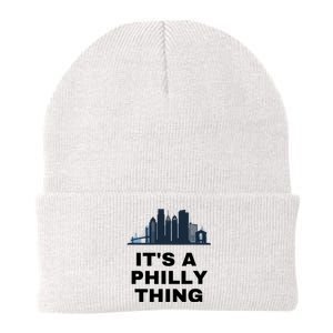 It's A Philly Thing White Knit Cap Winter Beanie