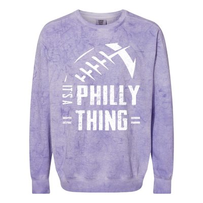 IT'S A PHILLY THING | Its A Philadelphia Thing Fan Colorblast Crewneck Sweatshirt