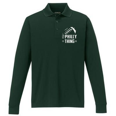 IT'S A PHILLY THING | Its A Philadelphia Thing Fan Performance Long Sleeve Polo