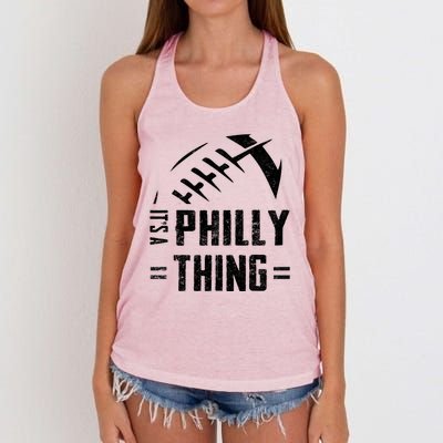 IT'S A PHILLY THING | Its A Philadelphia Thing Fan Women's Knotted Racerback Tank