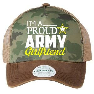 I'm A Proud Army Friend Design Military Friend Gift Legacy Tie Dye Trucker Hat