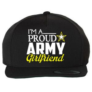 I'm A Proud Army Friend Design Military Friend Gift Wool Snapback Cap