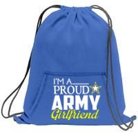 I'm A Proud Army Friend Design Military Friend Gift Sweatshirt Cinch Pack Bag