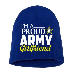 I'm A Proud Army Friend Design Military Friend Gift Short Acrylic Beanie