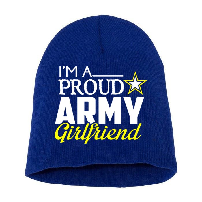 I'm A Proud Army Friend Design Military Friend Gift Short Acrylic Beanie