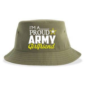 I'm A Proud Army Friend Design Military Friend Gift Sustainable Bucket Hat