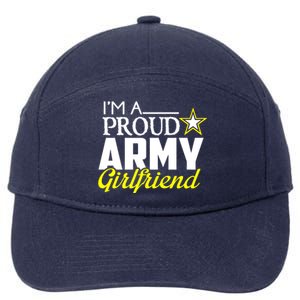 I'm A Proud Army Friend Design Military Friend Gift 7-Panel Snapback Hat