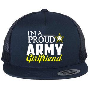 I'm A Proud Army Friend Design Military Friend Gift Flat Bill Trucker Hat