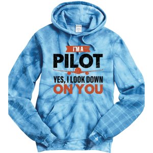 Im A Pilot Funny Dad Graphic For Father’s Day Gift Tie Dye Hoodie