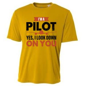 Im A Pilot Funny Dad Graphic For Father’s Day Gift Cooling Performance Crew T-Shirt