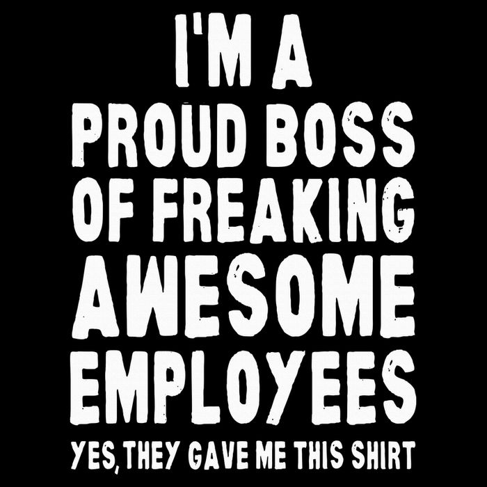I'm A Proud Boss Of Freaking Awesome Employees 16 in Basic Backpack