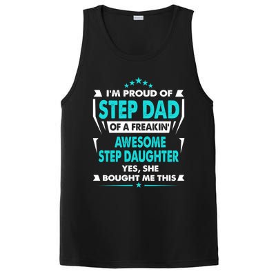 I'm A Proud Step Dad Of A Freaking Awesome Step Daughter Gift PosiCharge Competitor Tank