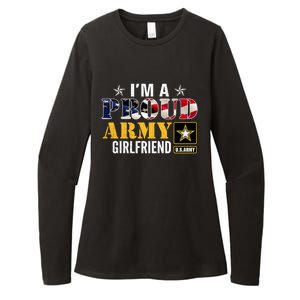 I'm A Proud Army Friend American Flag Military Veteran Meaningful Gift Womens CVC Long Sleeve Shirt