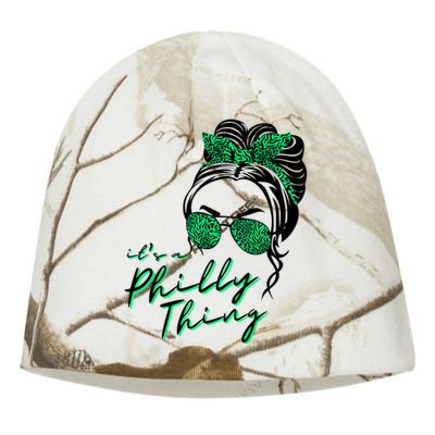 IT'S A PHILLY THING | Its A Philadelphia Thing | It's A Philly Thing Girl Bun Kati - Camo Knit Beanie