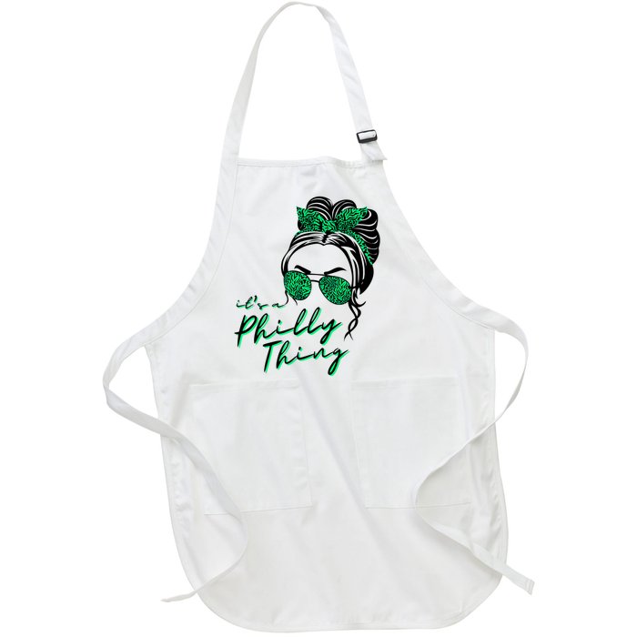 IT'S A PHILLY THING | Its A Philadelphia Thing | It's A Philly Thing Girl Bun Full-Length Apron With Pockets