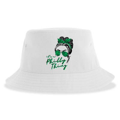 IT'S A PHILLY THING | Its A Philadelphia Thing | It's A Philly Thing Girl Bun Sustainable Bucket Hat