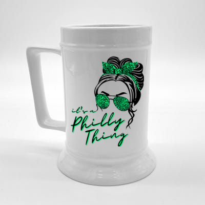 IT'S A PHILLY THING | Its A Philadelphia Thing | It's A Philly Thing Girl Bun Beer Stein